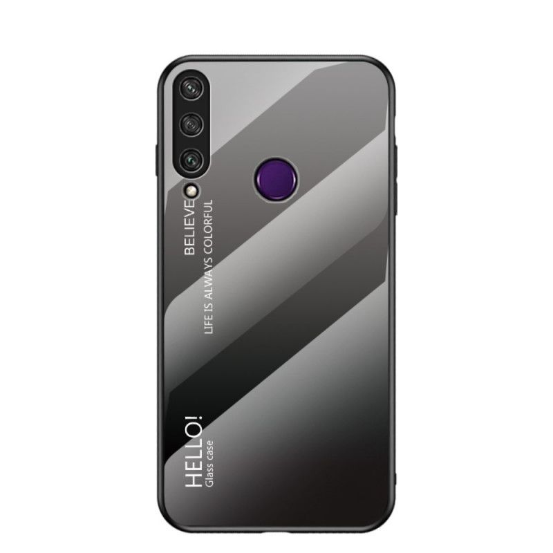 Cover for Huawei Y6p Sort Hej Hærdet Glas