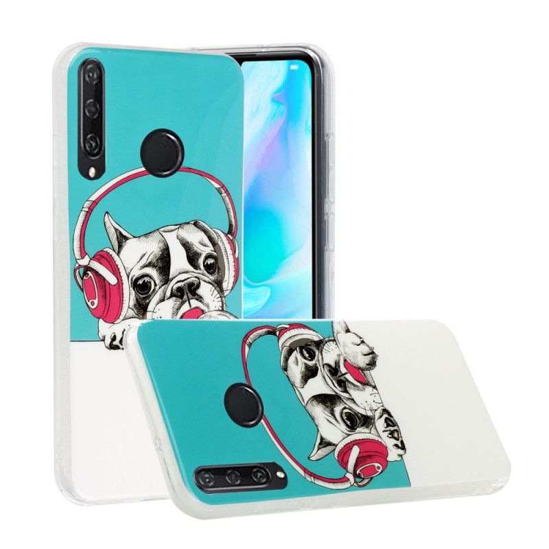 Cover Huawei Y6p Fluorescerende Hund