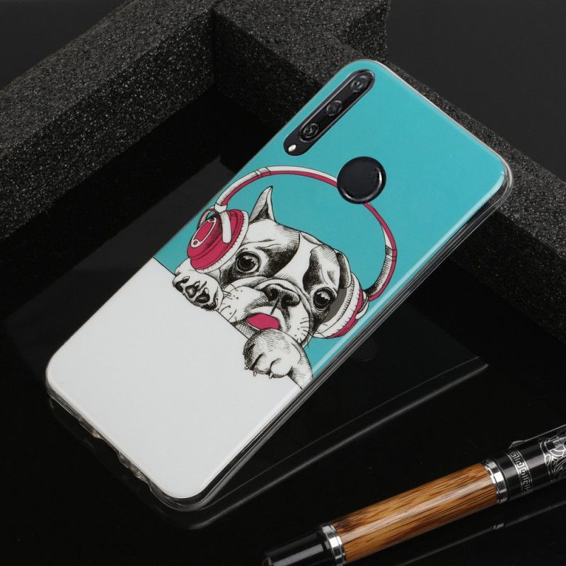 Cover Huawei Y6p Fluorescerende Hund