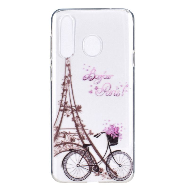 Cover Huawei Y6p Mobilcover Gennemsigtig Hej Paris