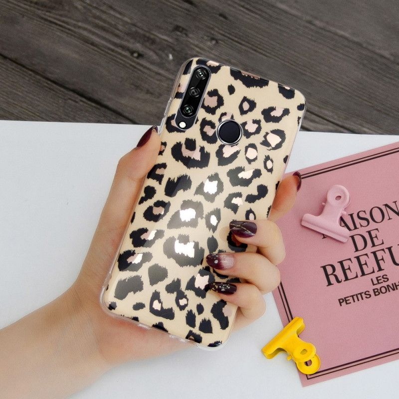 Cover Huawei Y6p Mobilcover Leopardstil