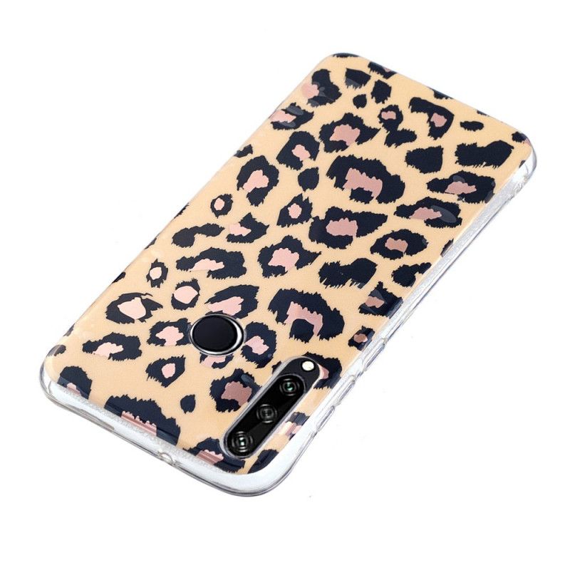 Cover Huawei Y6p Mobilcover Leopardstil