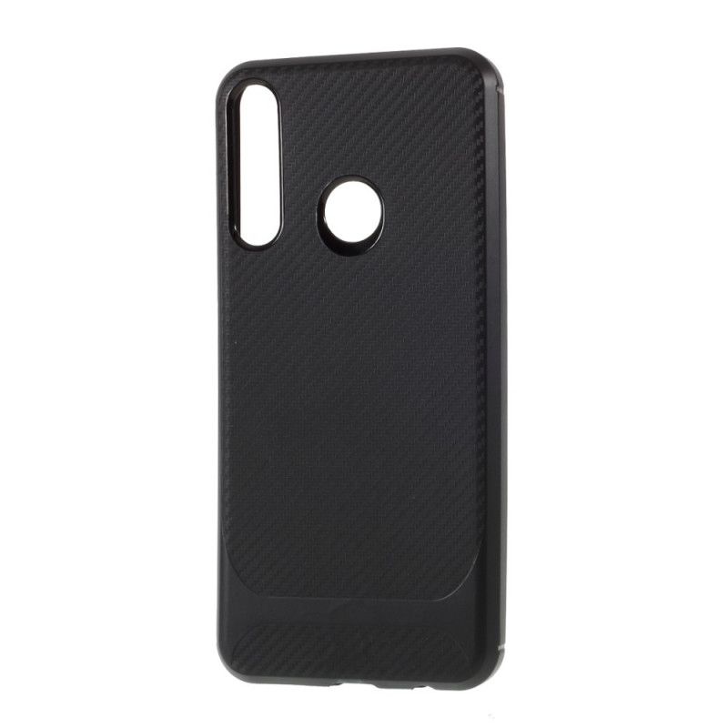 Cover Huawei Y6p Sort Enkelt Fleksibelt Kulfiber Original