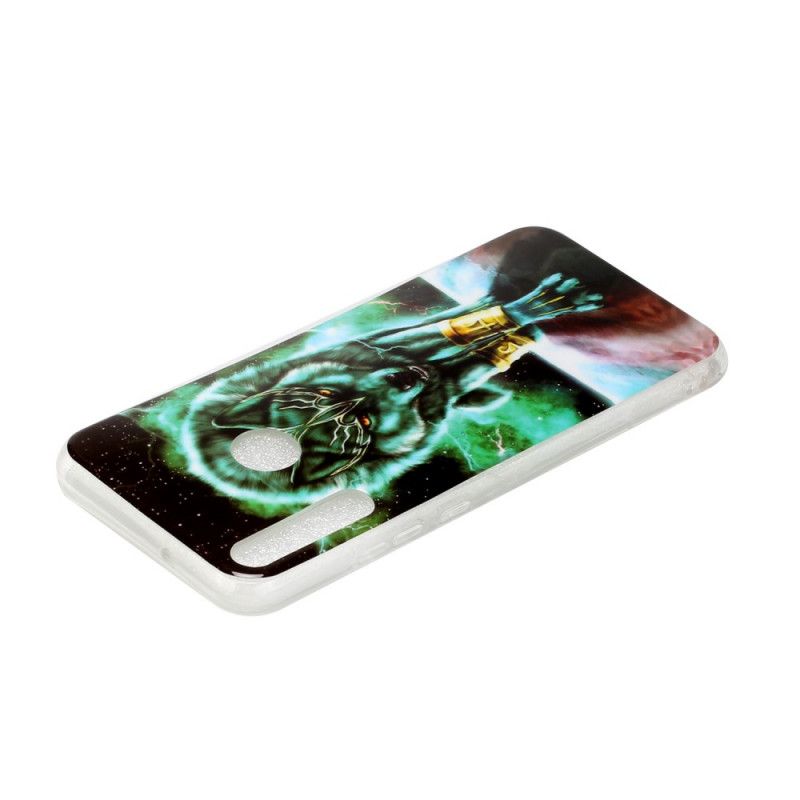 Cover Huawei Y6p Sort Fluorescerende Ulveserie