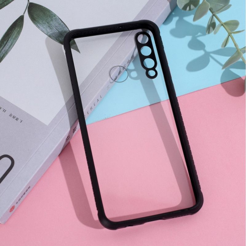 Cover Huawei Y6p Sort Hybrid Med Farvede Kanter