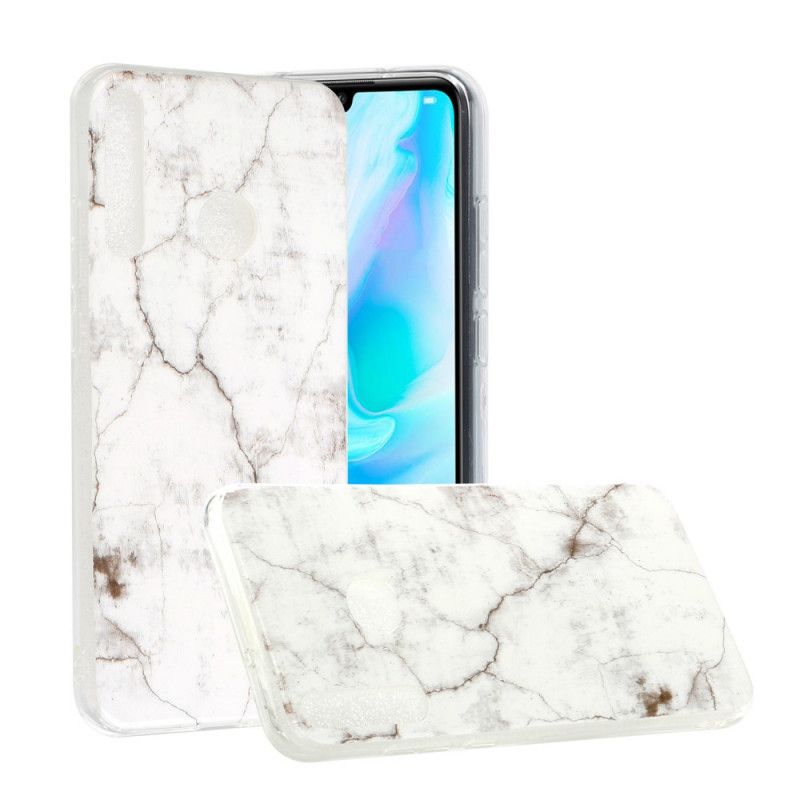 Cover Huawei Y6p Sort Marmorafvisning