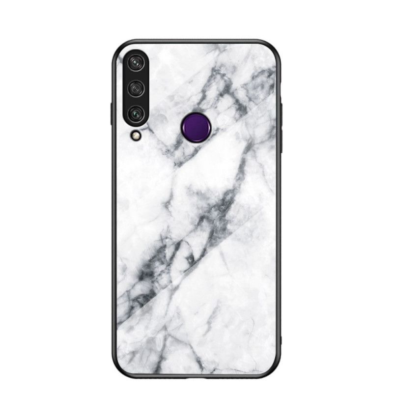 Cover Huawei Y6p Sort Marmorfarver Hærdet Glas