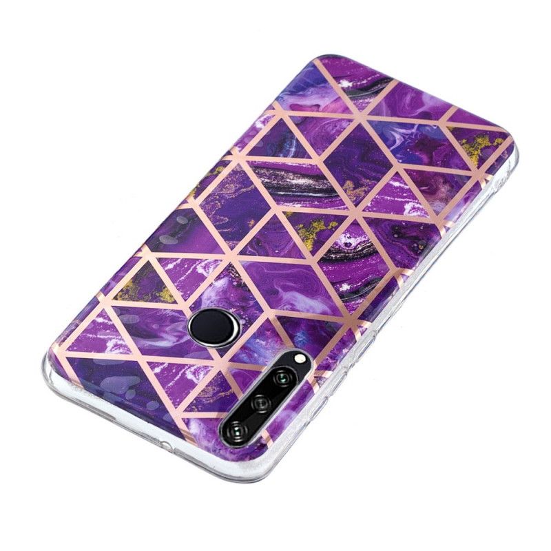 Cover Huawei Y6p Sort Premium Marmor