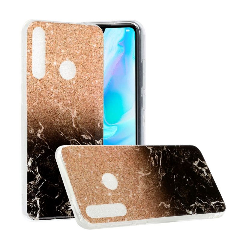 Cover Huawei Y6p Sort Sjælden Marmor