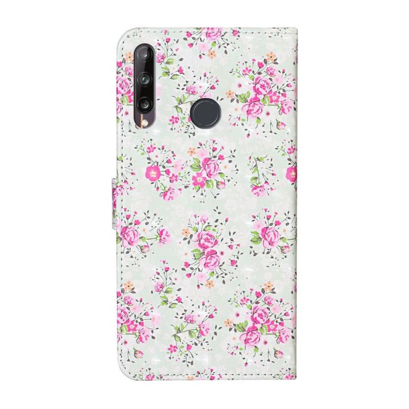 Flip Cover Huawei Y6p Frihedsdesignblomster