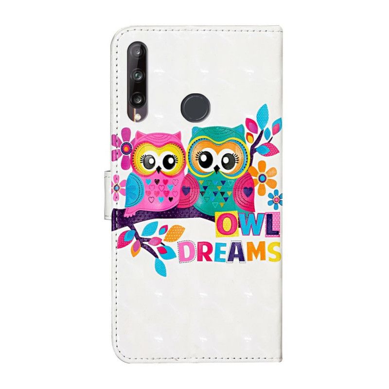 Flip Cover Huawei Y6p Hvid Ugleparadis