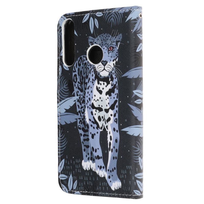 Flip Cover Huawei Y6p Mobilcover Leopard Med Rem