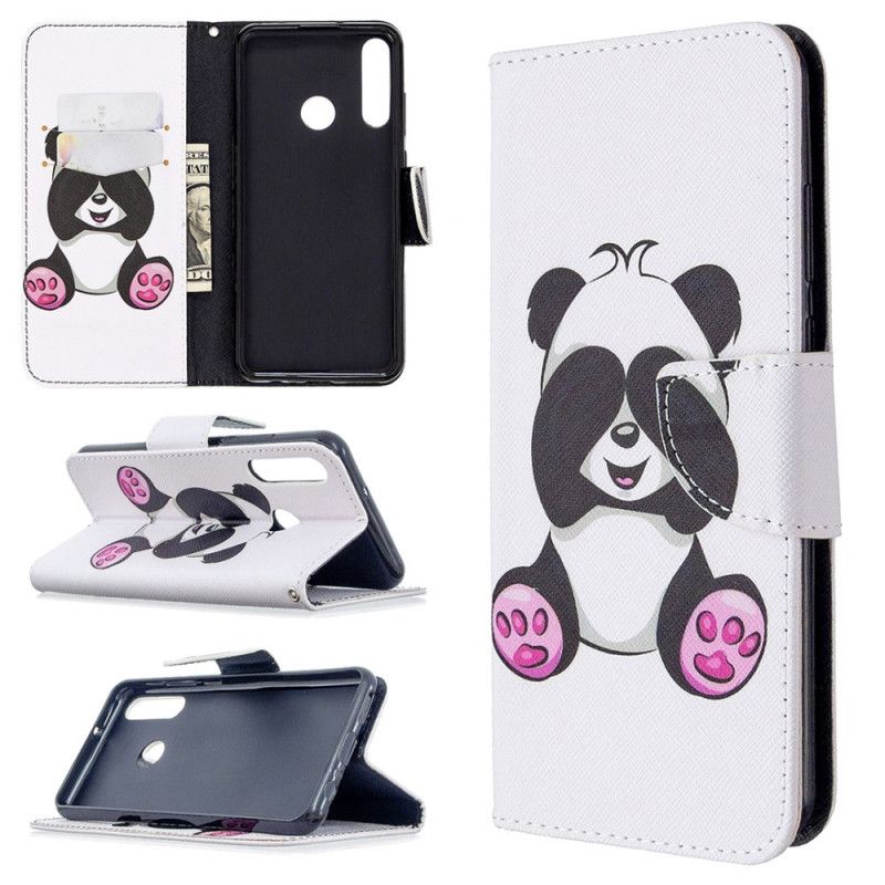 Flip Cover Huawei Y6p Mobilcover Sjov Panda