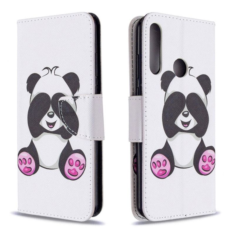 Flip Cover Huawei Y6p Mobilcover Sjov Panda