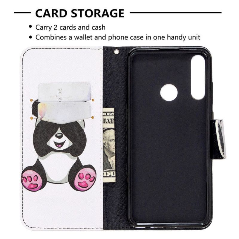 Flip Cover Huawei Y6p Mobilcover Sjov Panda