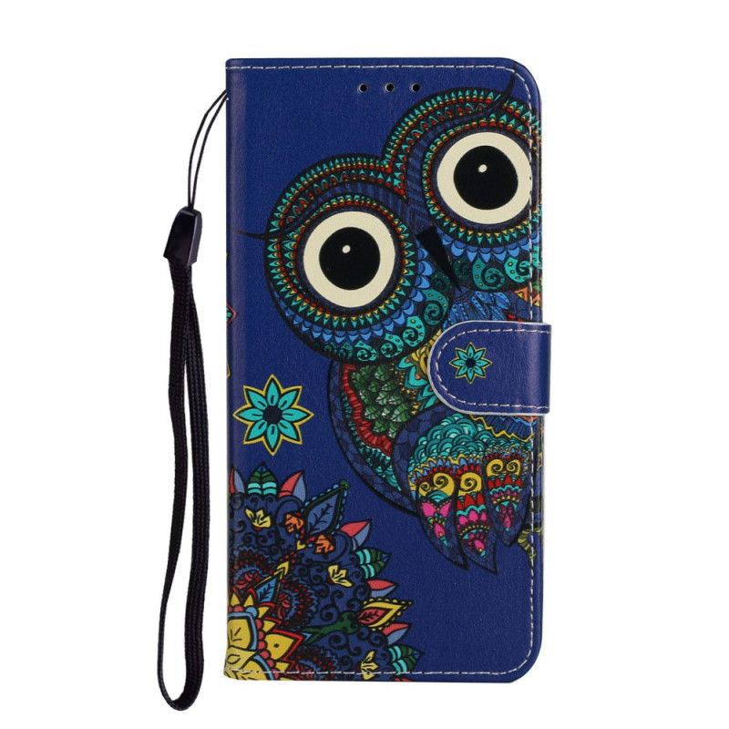 Flip Cover Læder for Huawei Y6p Ugle I Mandala