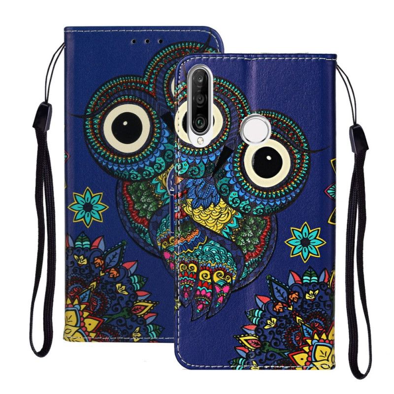 Flip Cover Læder for Huawei Y6p Ugle I Mandala