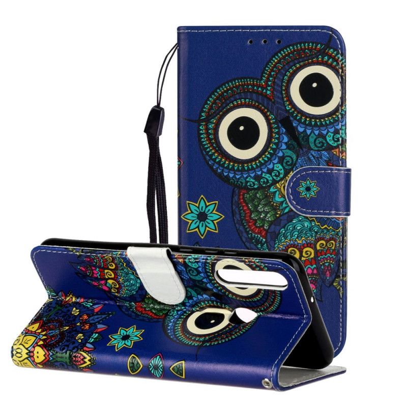 Flip Cover Læder for Huawei Y6p Ugle I Mandala