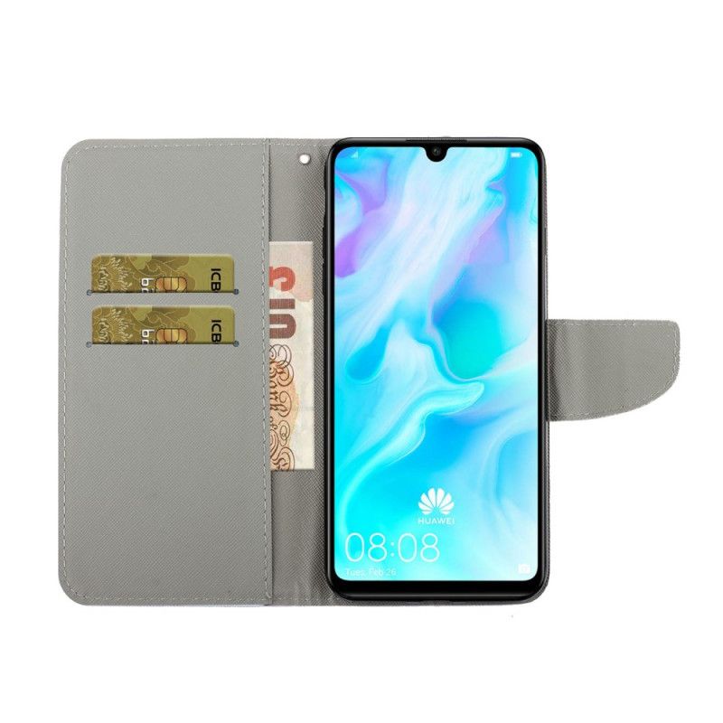 Flip Cover Læder Huawei Y6p G-Streng Beskyttelse