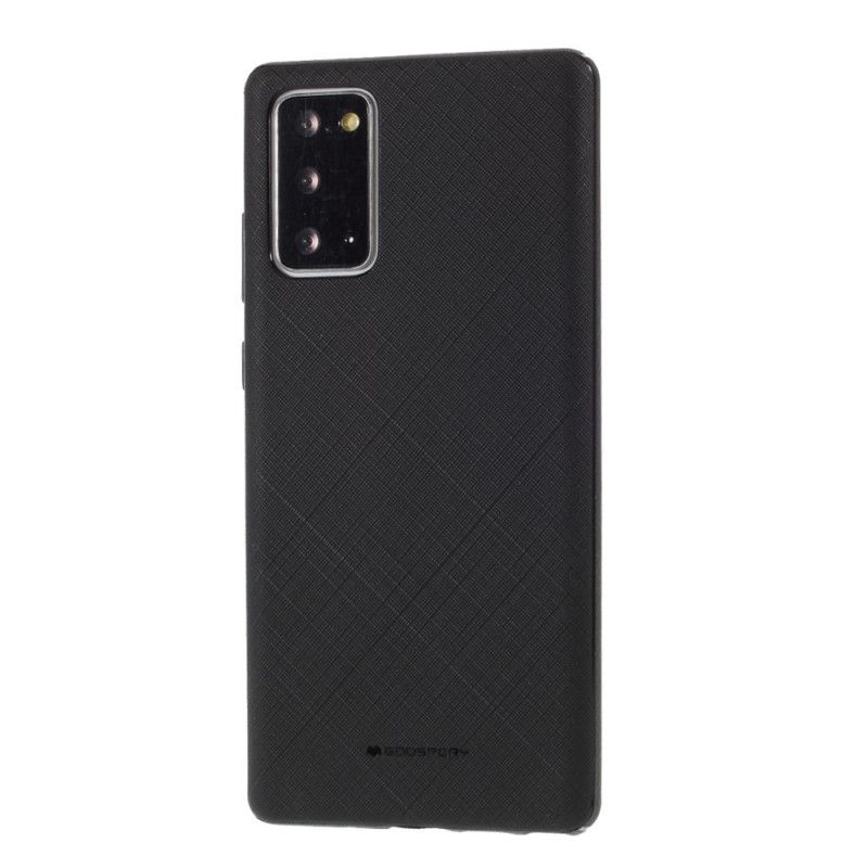 Cover for Samsung Galaxy Note 20 Sort Lux Kviksølv Gåsestykke