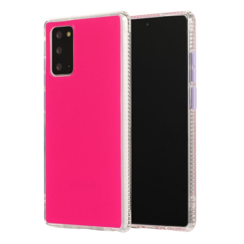 Cover for Samsung Galaxy Note 20 Sort Prangende Farve