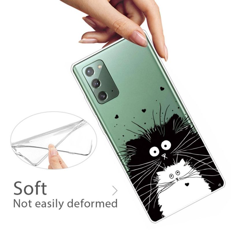 Cover for Samsung Galaxy Note 20 Sort Se Katte