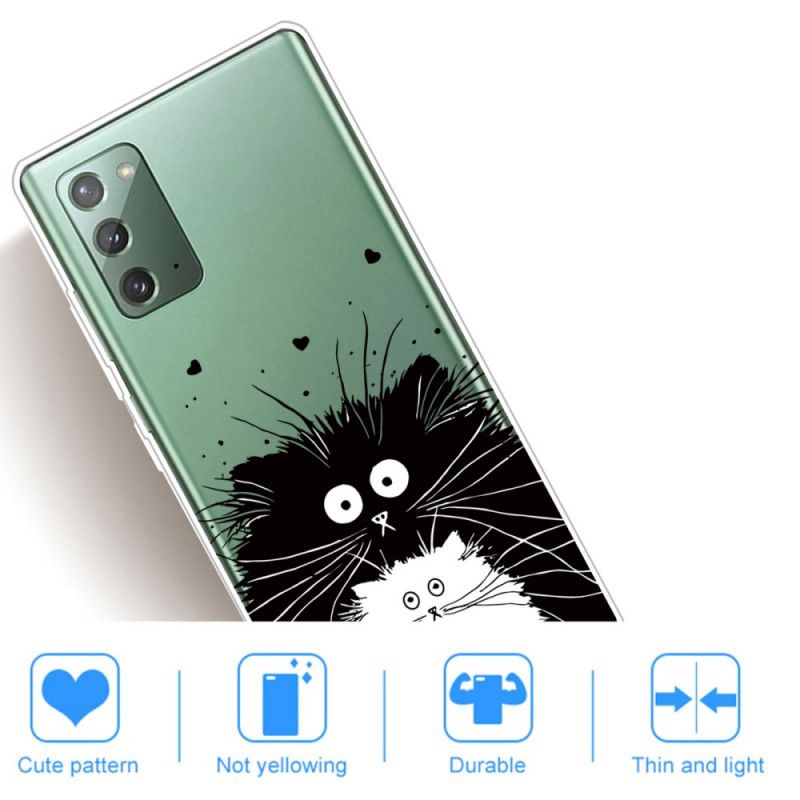 Cover for Samsung Galaxy Note 20 Sort Se Katte