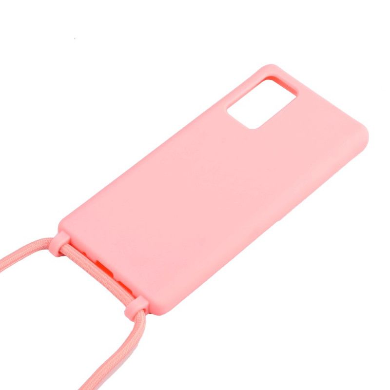 Cover for Samsung Galaxy Note 20 Sort Silikone Og Ledning