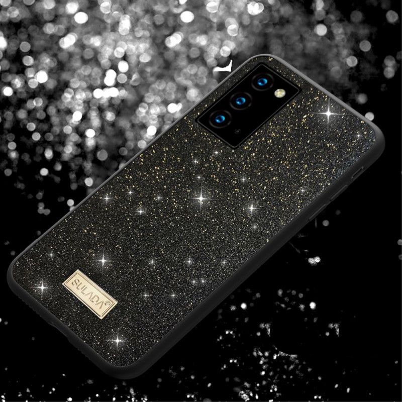 Cover for Samsung Galaxy Note 20 Sort Sulada Glitter