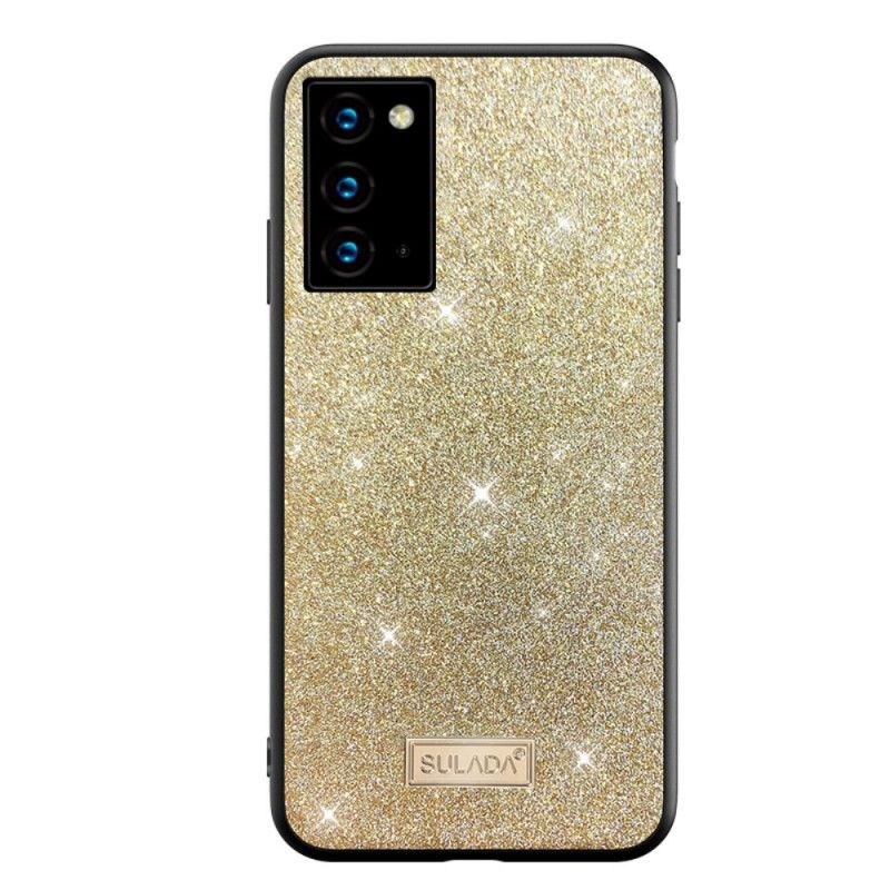 Cover for Samsung Galaxy Note 20 Sort Sulada Glitter