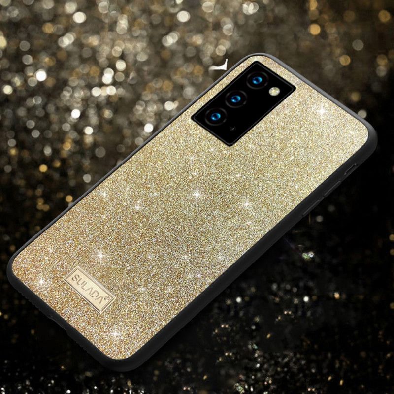 Cover for Samsung Galaxy Note 20 Sort Sulada Glitter