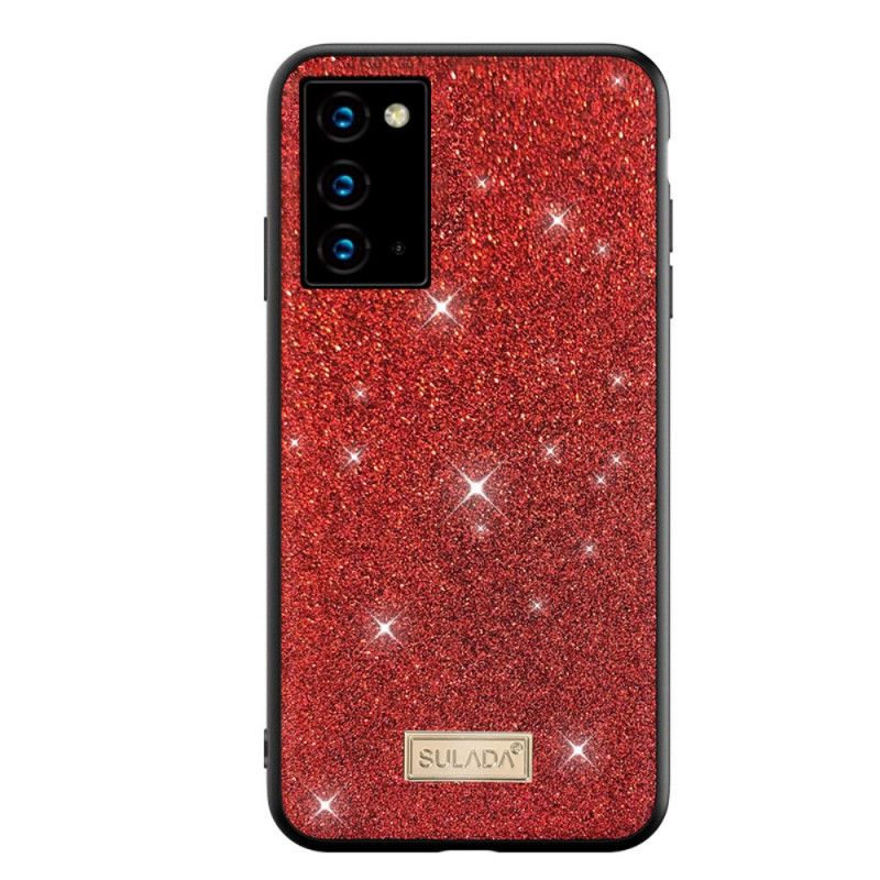 Cover for Samsung Galaxy Note 20 Sort Sulada Glitter