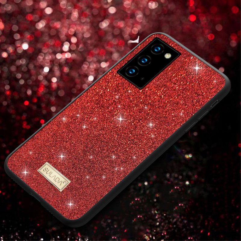 Cover for Samsung Galaxy Note 20 Sort Sulada Glitter