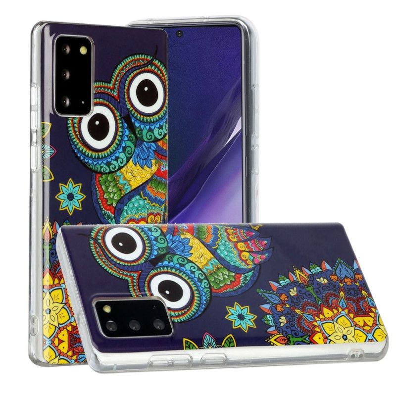 Cover Samsung Galaxy Note 20 Fluorescerende Mandalaugle