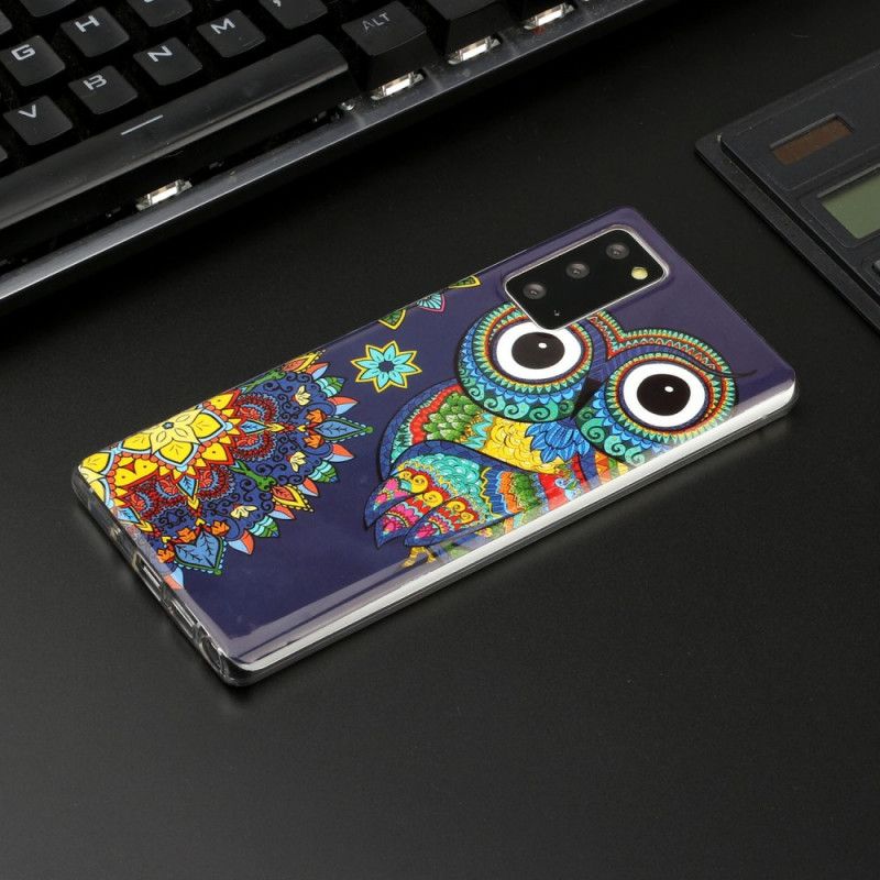 Cover Samsung Galaxy Note 20 Fluorescerende Mandalaugle