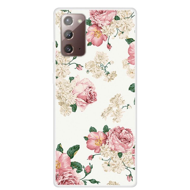 Cover Samsung Galaxy Note 20 Frihedsblomster