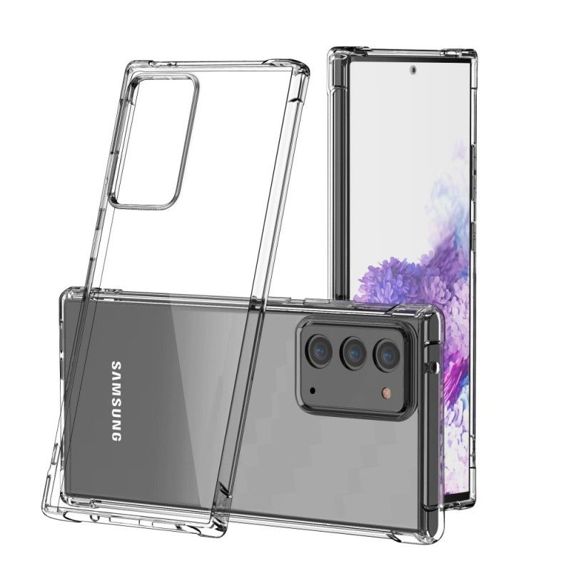 Cover Samsung Galaxy Note 20 Mobilcover Gennemsigtige Leeu-Beskyttelsespuder