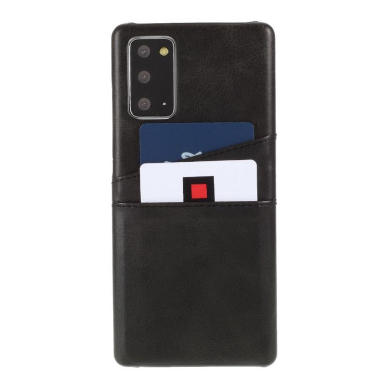 Cover Samsung Galaxy Note 20 Sort Kortholder