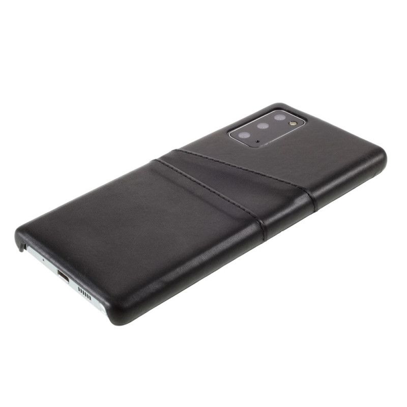 Cover Samsung Galaxy Note 20 Sort Kortholder