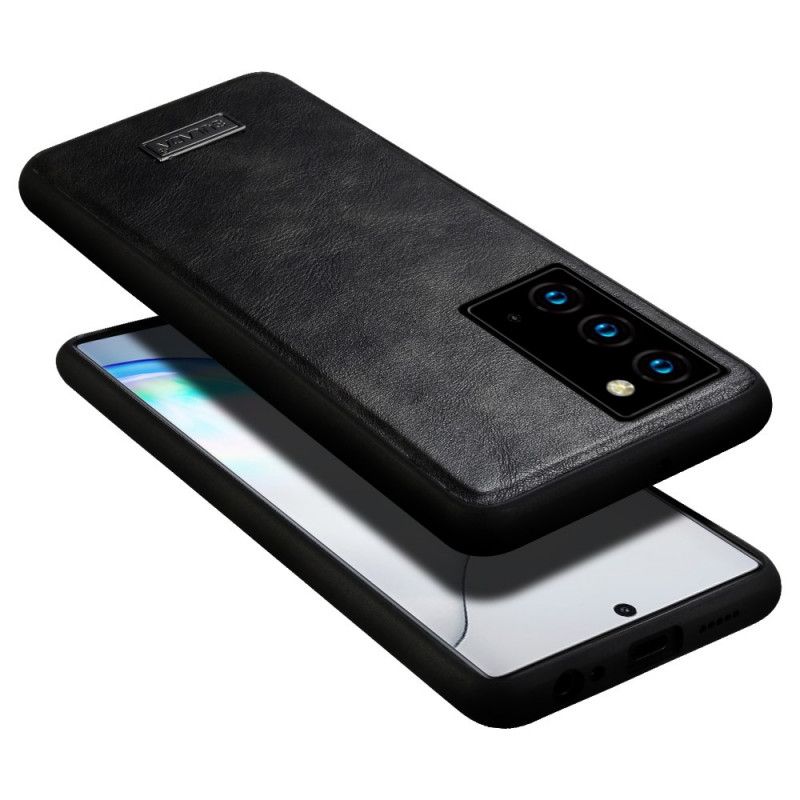 Cover Samsung Galaxy Note 20 Sort Lædereffekt Sulada