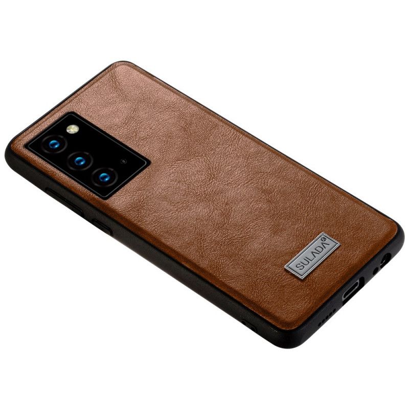 Cover Samsung Galaxy Note 20 Sort Lædereffekt Sulada