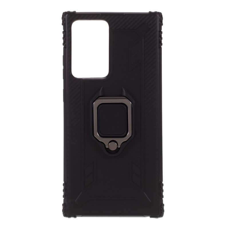 Cover Samsung Galaxy Note 20 Sort Mobilcover Ring Og Kulfiber