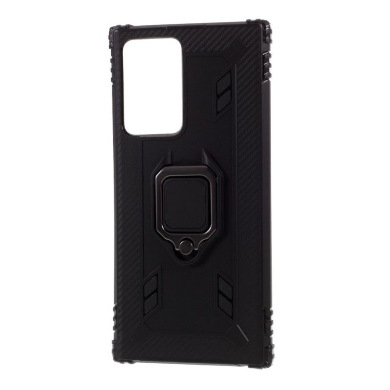 Cover Samsung Galaxy Note 20 Sort Mobilcover Ring Og Kulfiber