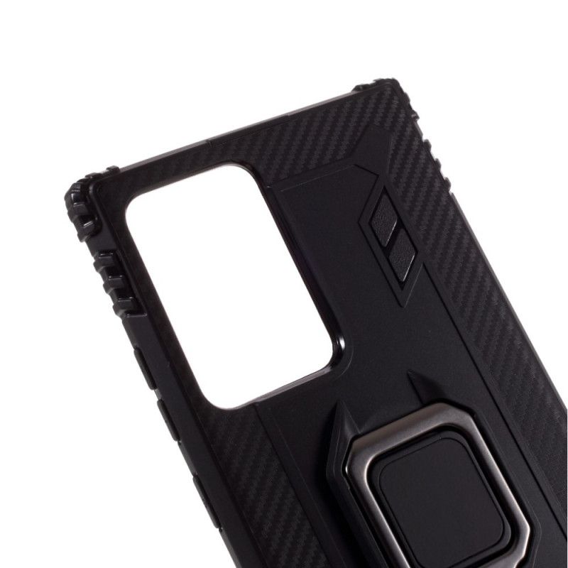 Cover Samsung Galaxy Note 20 Sort Mobilcover Ring Og Kulfiber