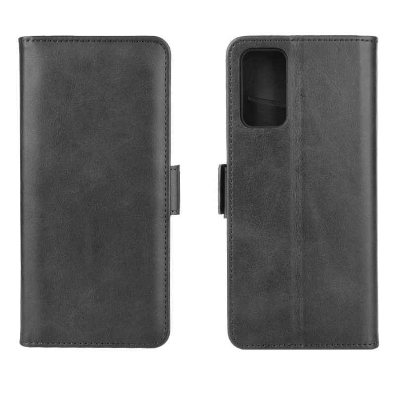 Flip Cover Læder Samsung Galaxy Note 20 Sort Magnetisk Lukning Beskyttelse