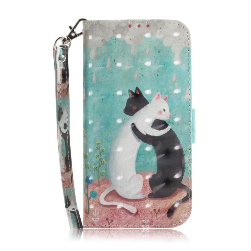 Flip Cover Læder Samsung Galaxy Note 20 Thong Cat Friends Beskyttelse