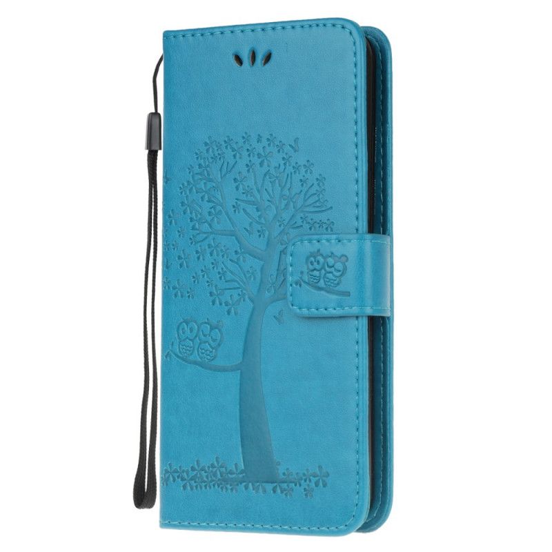 Flip Cover Samsung Galaxy Note 20 Sort Mobilcover Ugler Af Træ Og G-Streng