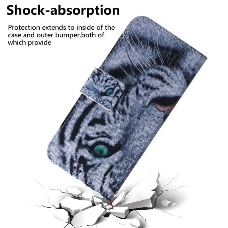 Flip Cover Samsung Galaxy Note 20 Tiger Ansigt