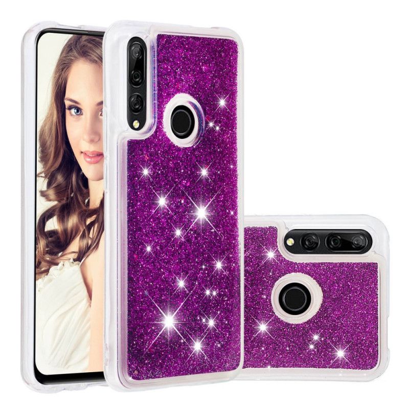 Cover for Huawei P Smart Z Lyseblå Jeg Er Glitter