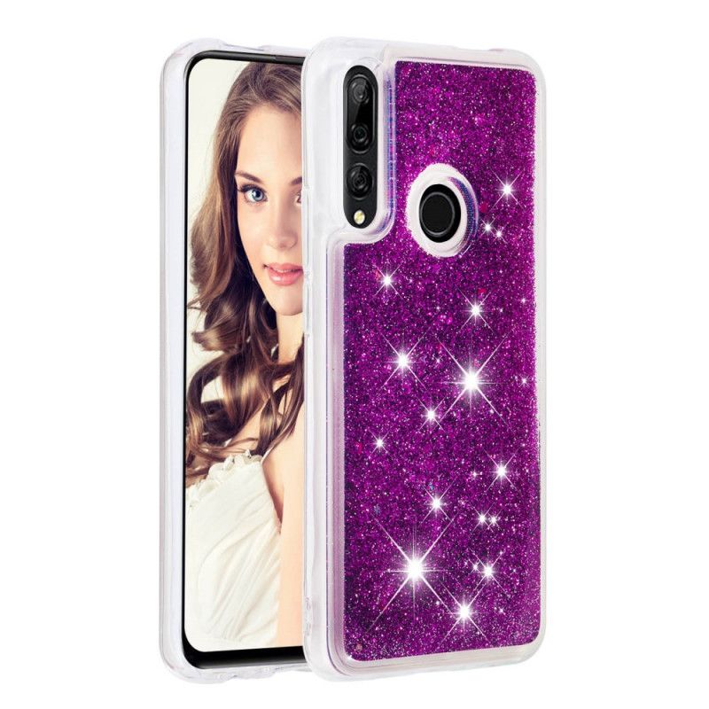 Cover for Huawei P Smart Z Lyseblå Jeg Er Glitter